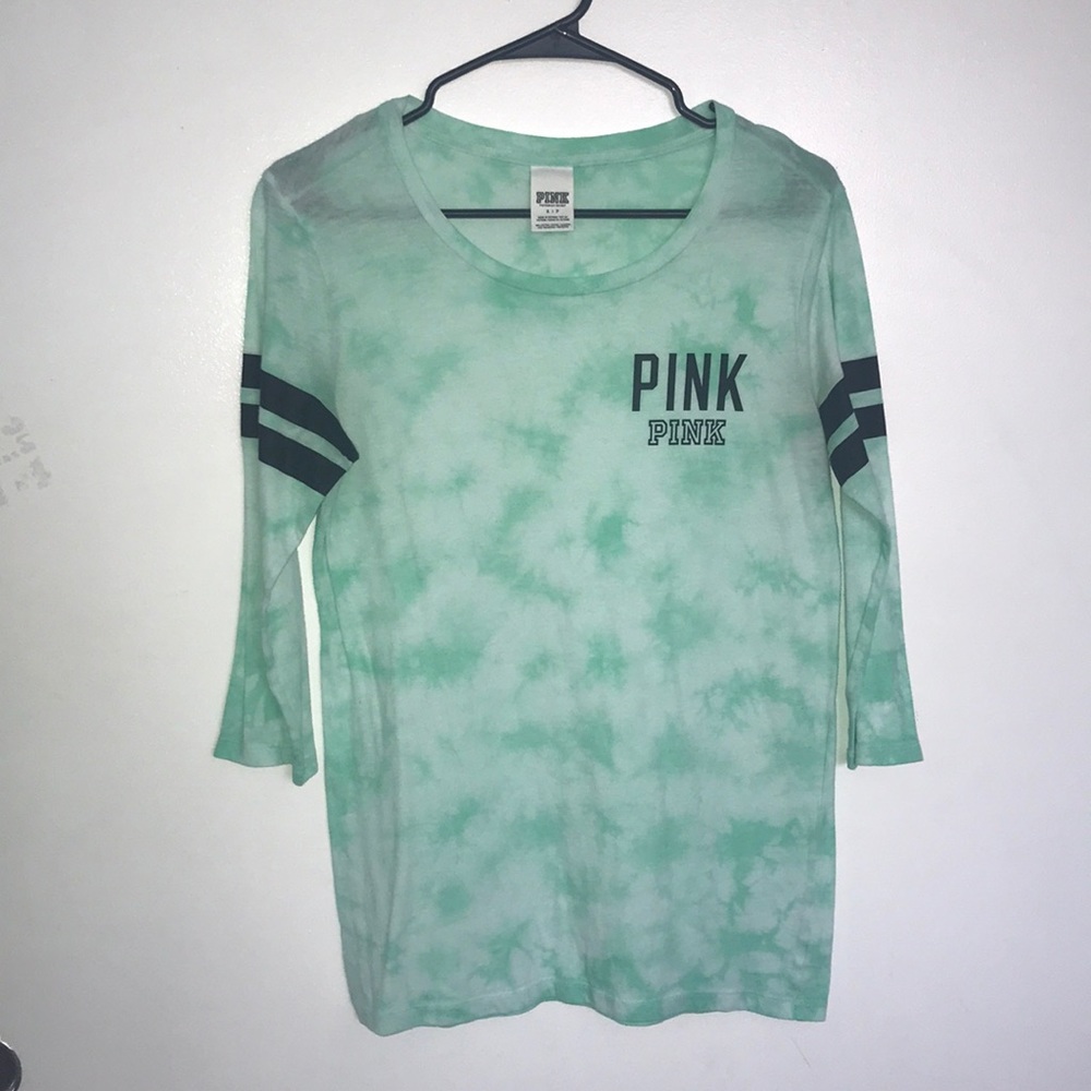 Pink Tie-Dye Long Sleeve T-Shirt
